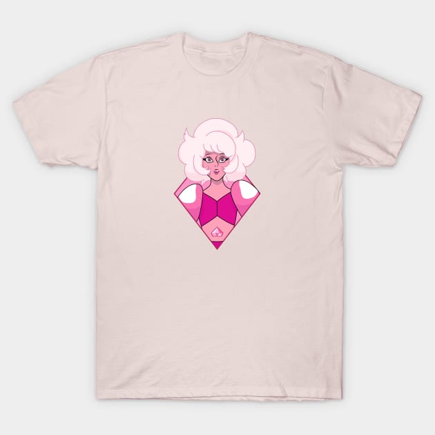 Pink Diamond T-Shirt by necromancress